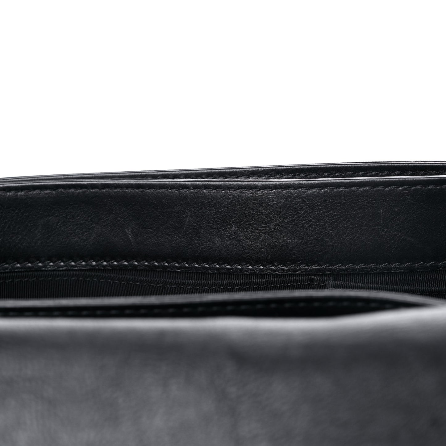 Calfskin New Medium Boy Reverso Flap Black