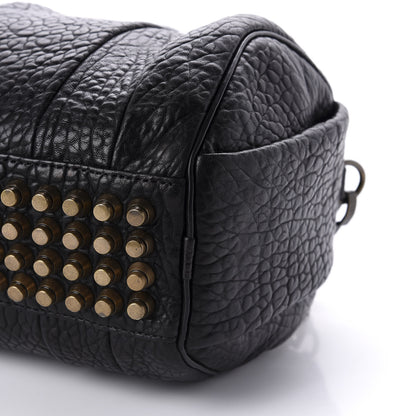 Alexander Wang Pebbled Lambskin Rockie Black Antique Brass Hardware 7 of 9