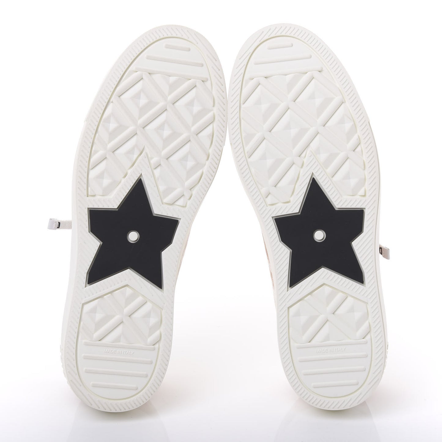 Velvet Walk'N'Dior Low Top Sneakers 38.5 Nude