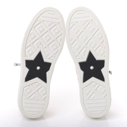 Christian Dior Velvet Walk'N'Dior Low Top Sneakers 38.5 Nude 5 of 9