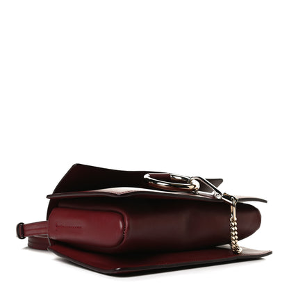 Chloe Suede Calfskin Small Faye Shoulder Bag Plum Purple 4 of 13