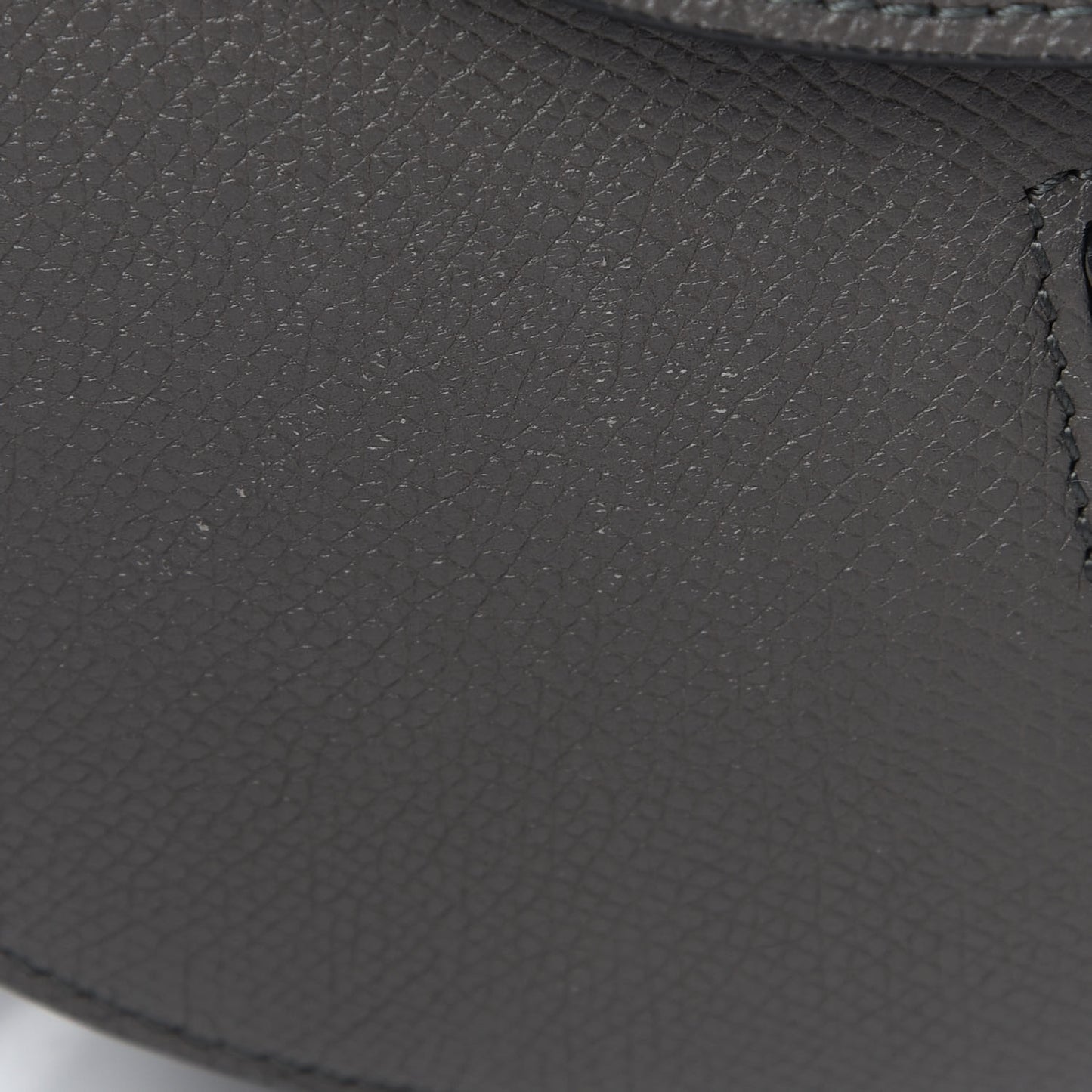Baby Grained Calfskin Medium Trotteur Grey