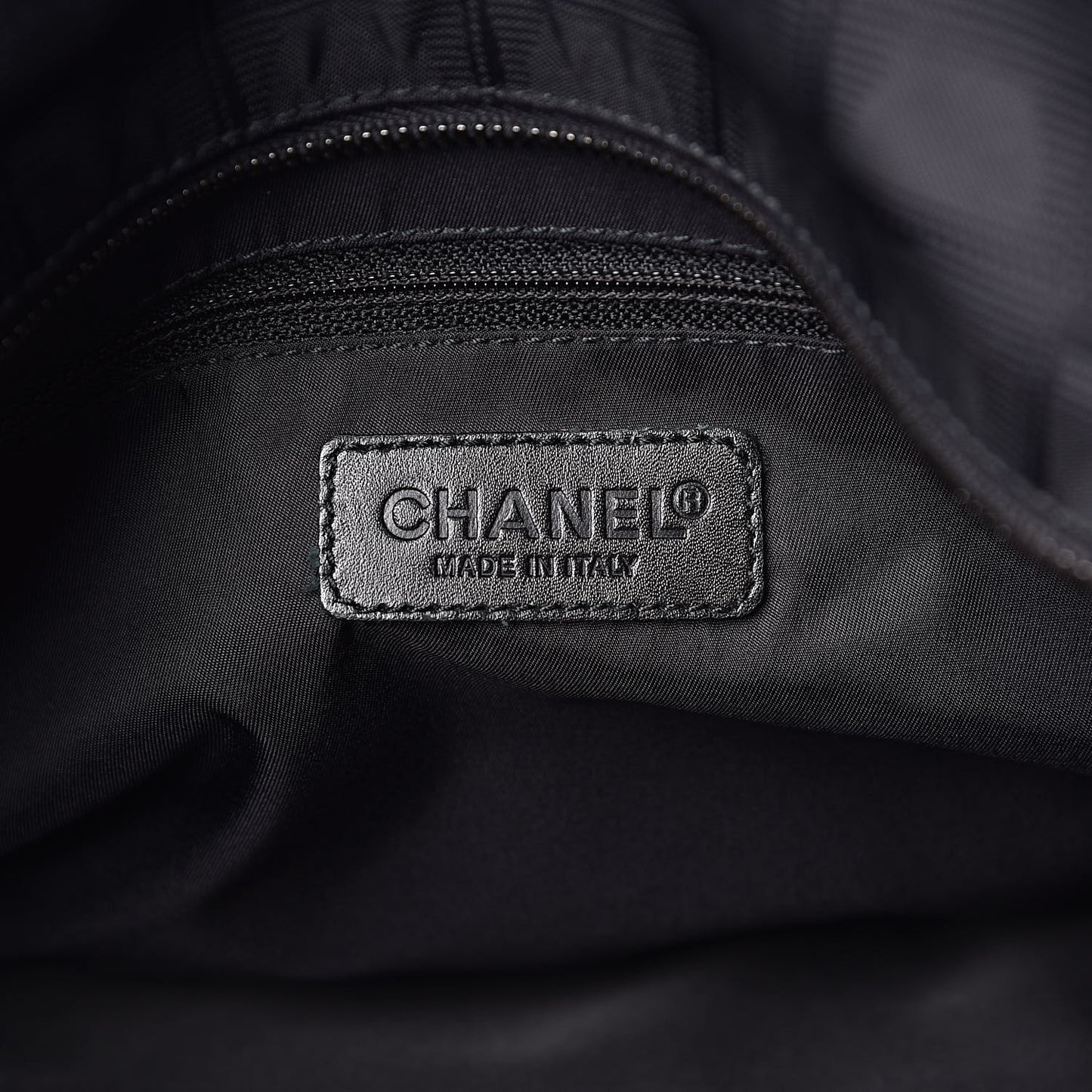 Nylon Large Travel Tote Black
