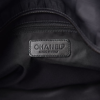 Chanel Nylon Large Travel Tote Black 6 of 14