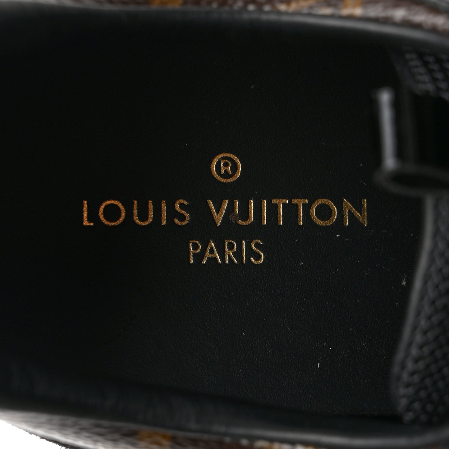Suede Monogram Run Away Sneakers 36.5 Black