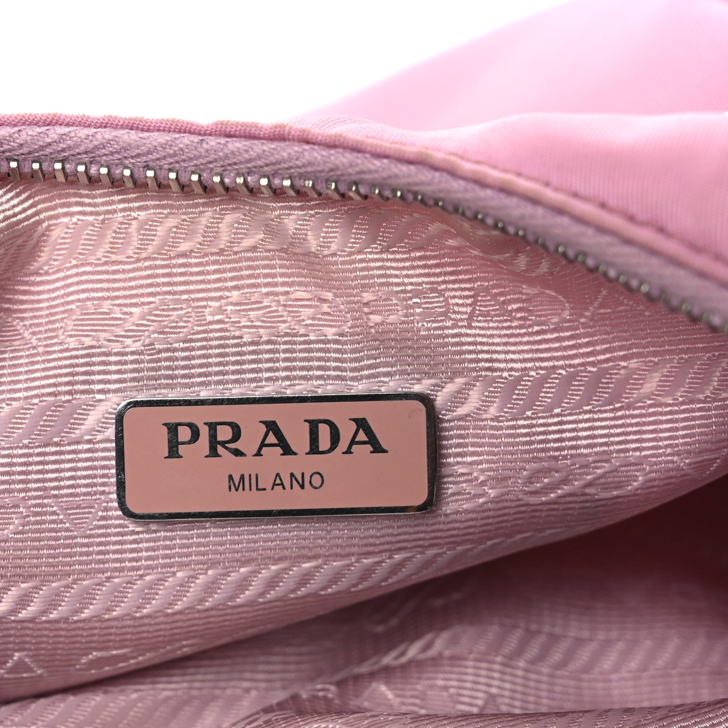 Prada Tessuto Nylon Saffiano Re-Edition 2006 Shoulder Bag Pink 6 of 13