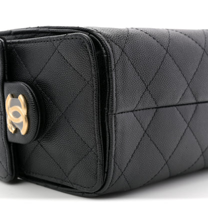 Chanel Caviar Quilted Mini Chanel 25 Handbag Black 9 of 11