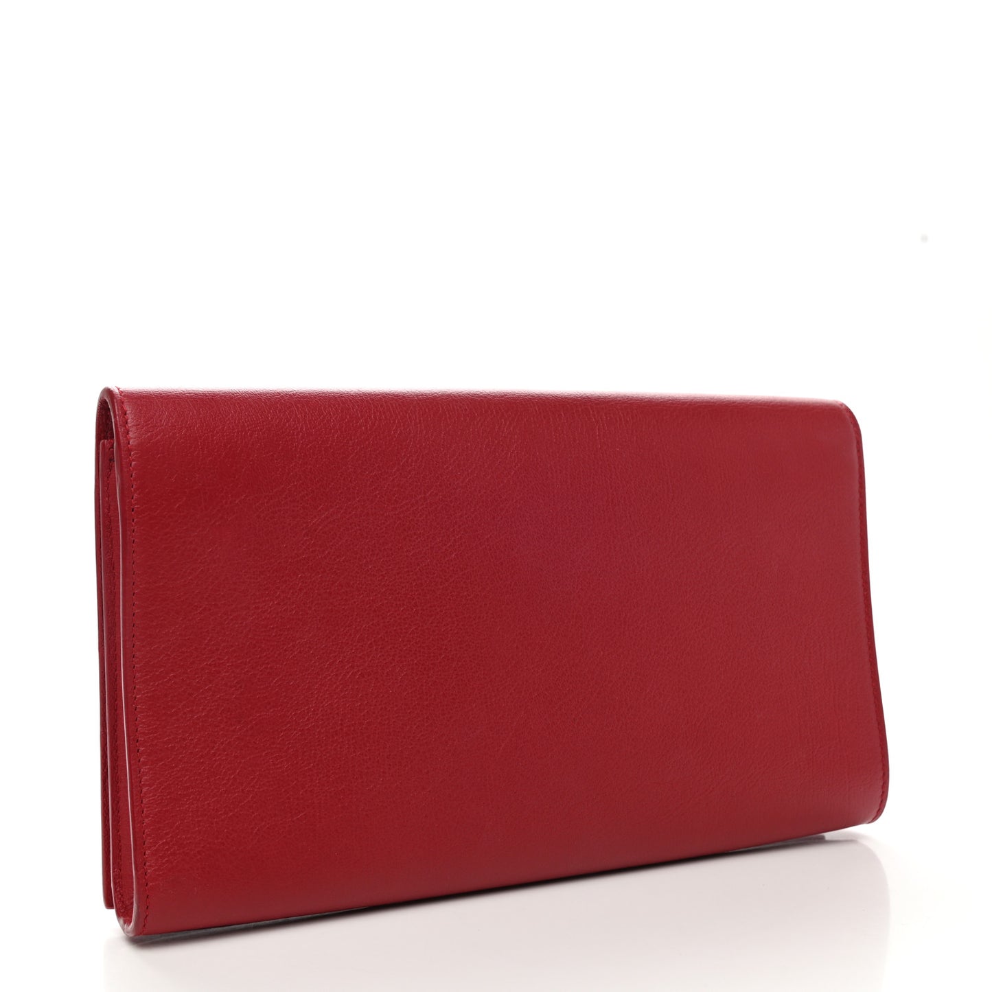 Calfskin Monogram Large Belle De Jour Clutch Red