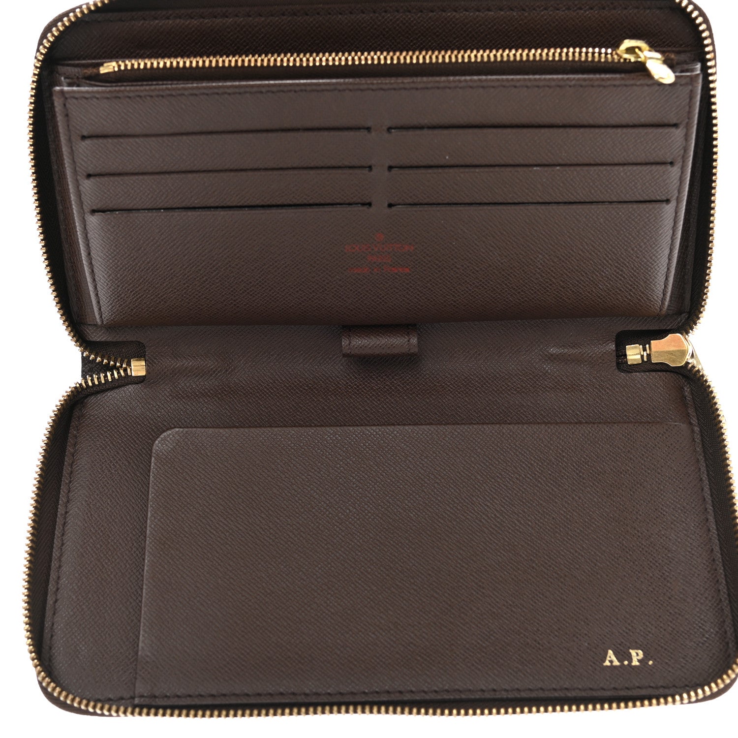 Louis Vuitton Damier Ebene Zippy Organizer Wallet 5 of 8