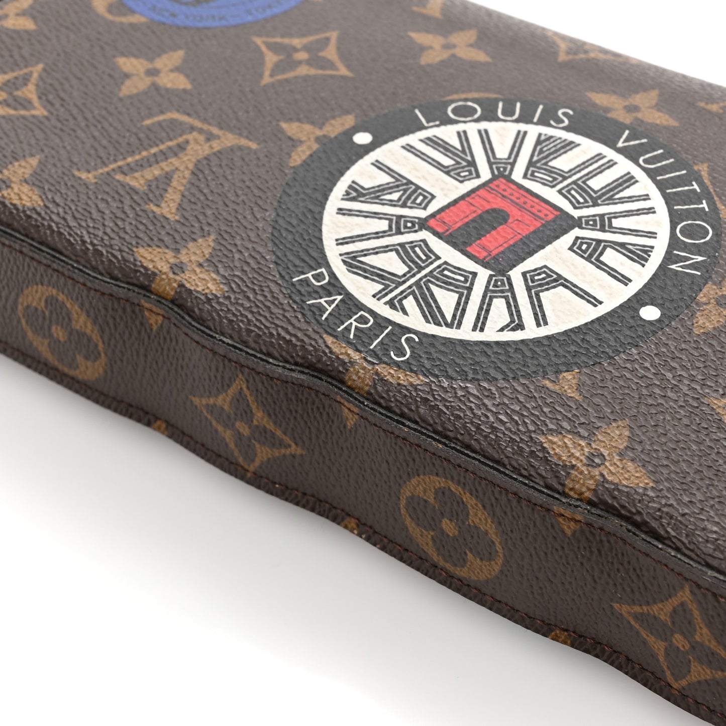 Monogram My LV World Tour Pochette Felicie Chain Wallet Coquelicot