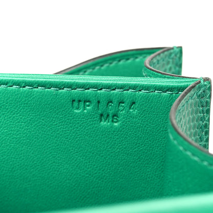 Hermes Lizard Constance 18 Menthe 7 of 11