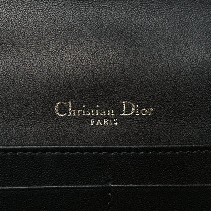 Christian Dior Lambskin Cannage Lady Dior Chain Pouch Black 6 of 10