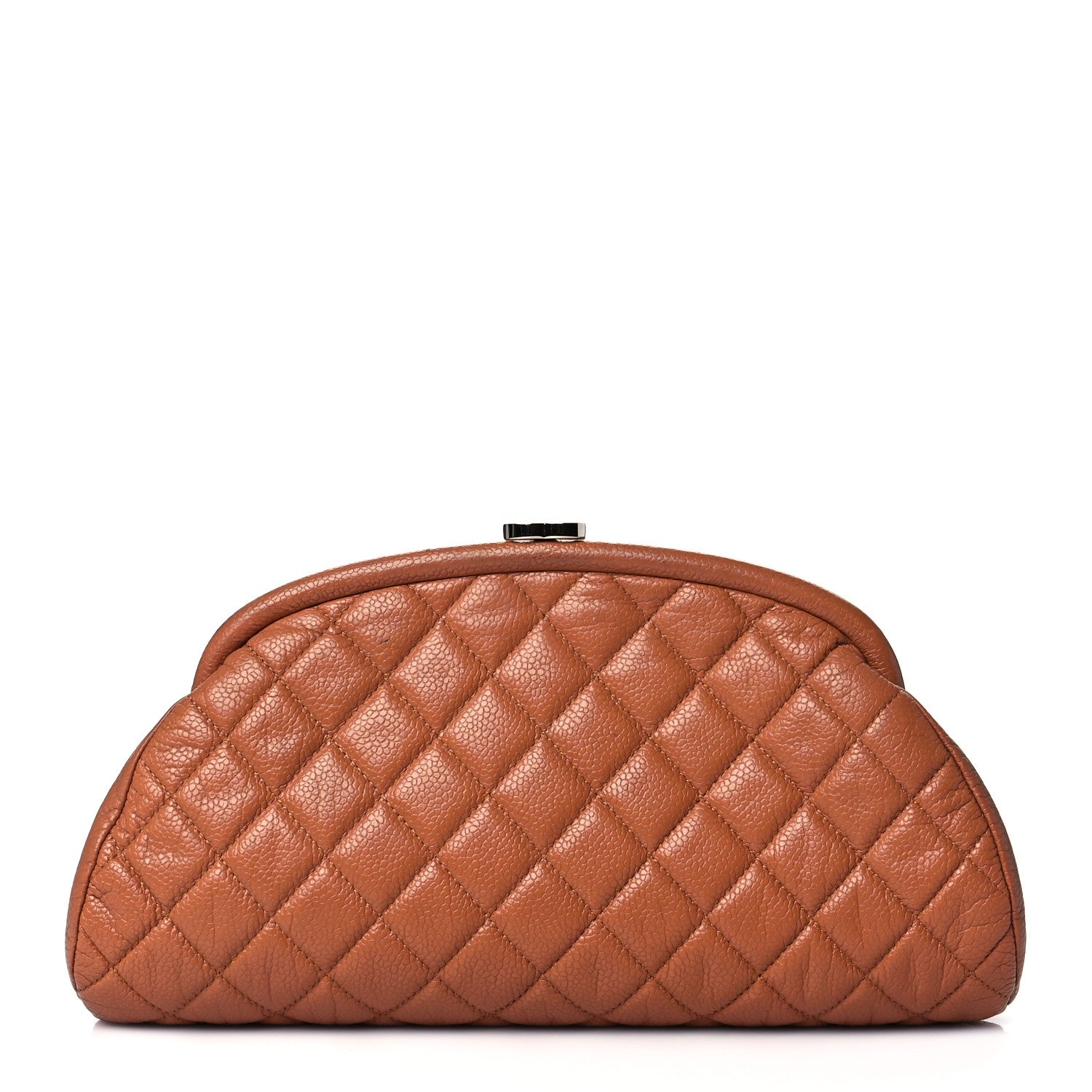 Chanel Caviar Quilted Timeless Clutch Light Brown 1 of 11
