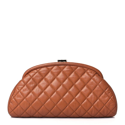 Chanel Caviar Quilted Timeless Clutch Light Brown 1 of 11
