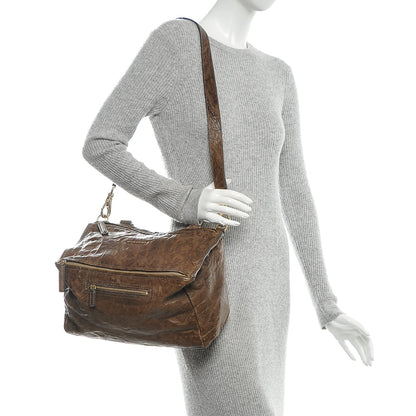 Givenchy Tumbled Sheepskin Medium Pandora Charcoal 2 of 8