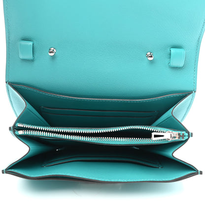 Hermes Swift Mini Convoyeur Bleu Paon 4 of 4