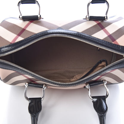 Burberry Nova Check Bowling Bag Black 5 of 11