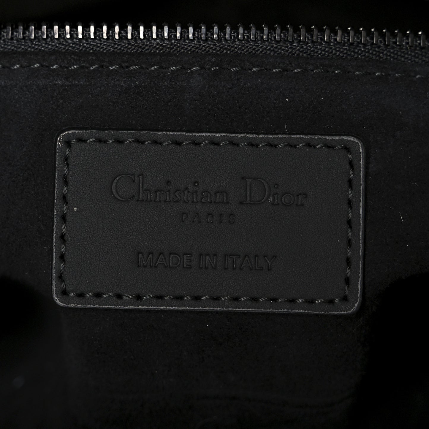 Ultra Matte Calfskin Cannage Medium Lady Dior Black