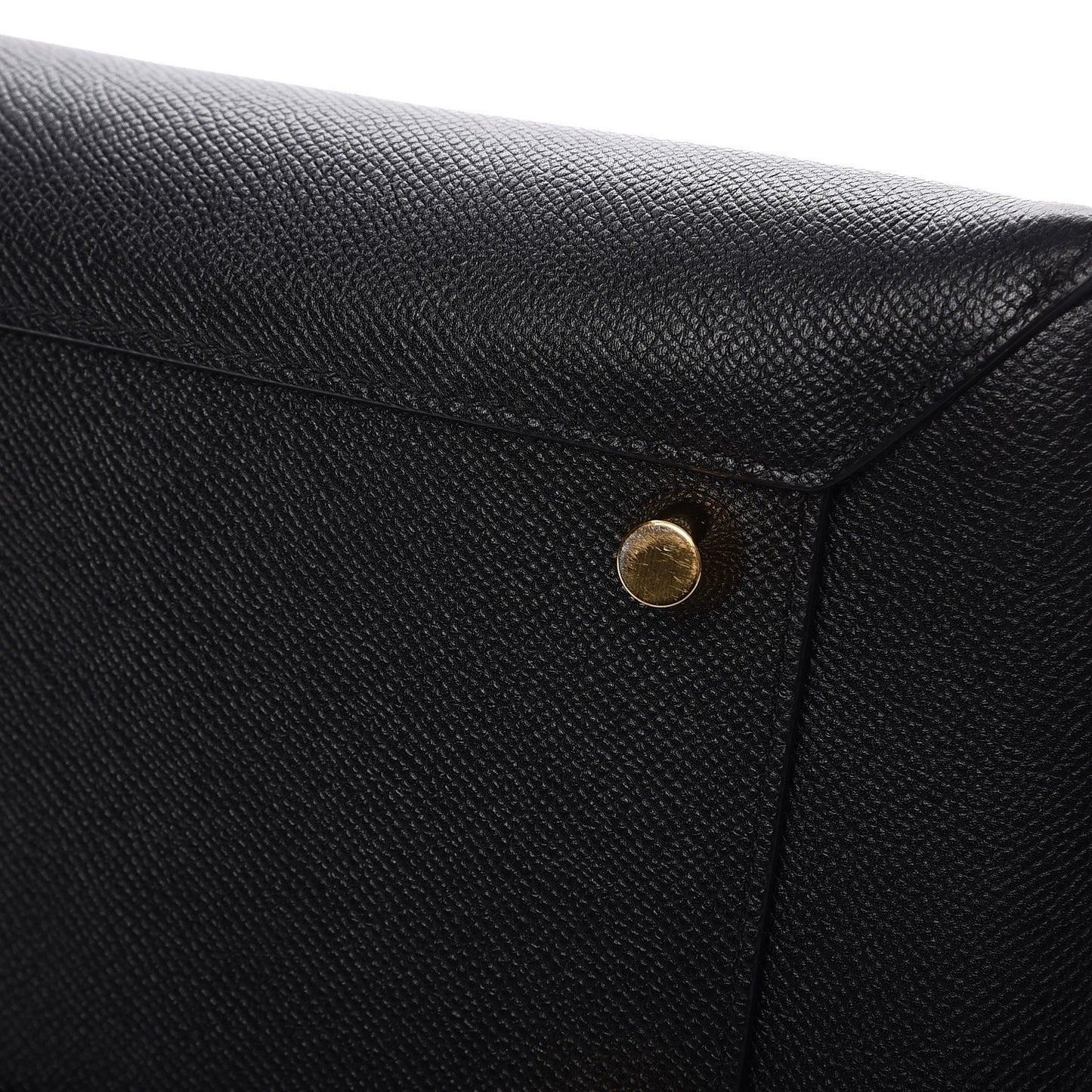 Grained Calfskin Mini Belt Bag Black