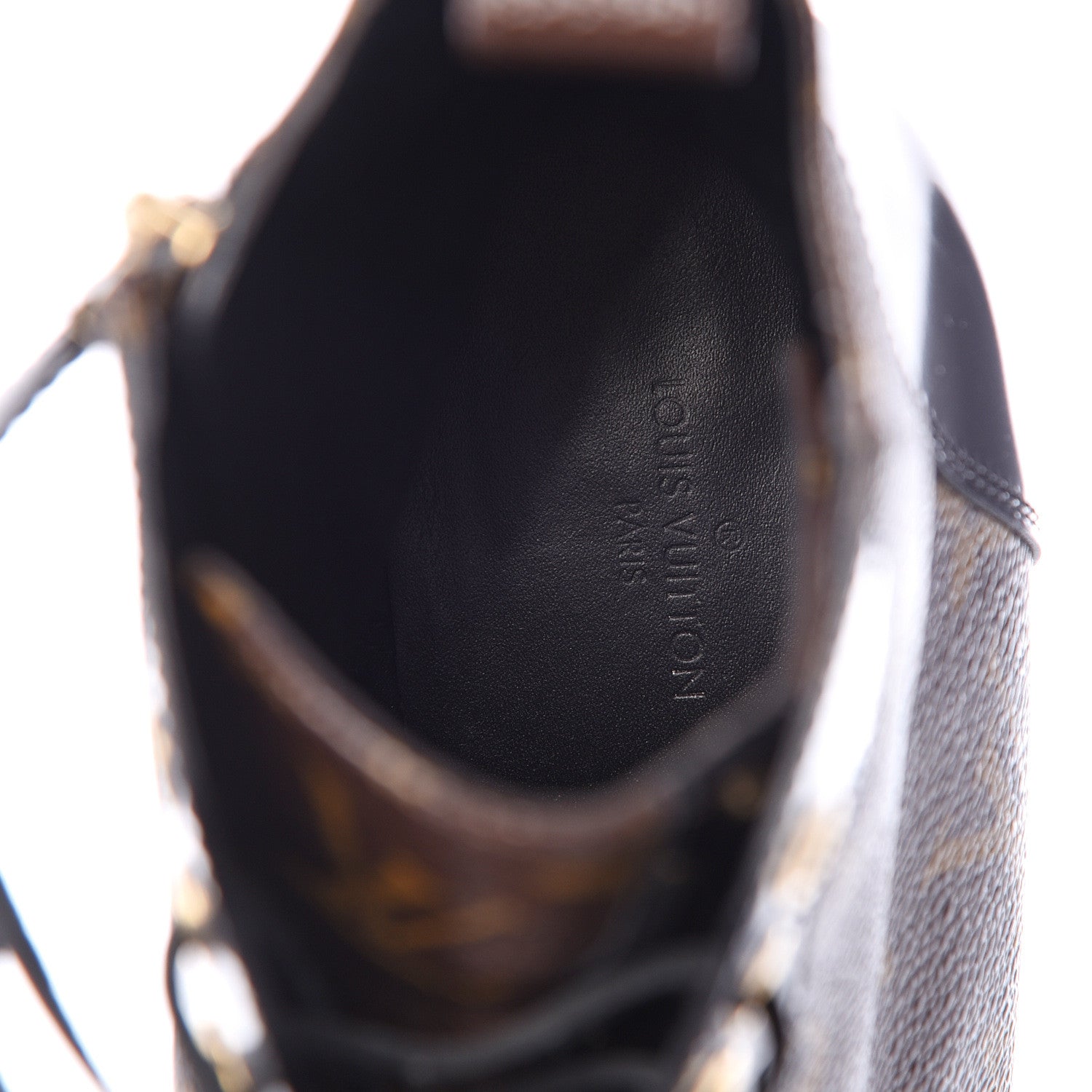 Louis Vuitton Patent Calfskin Monogram Star Trail Ankle Boots 40 Black 7 of 9