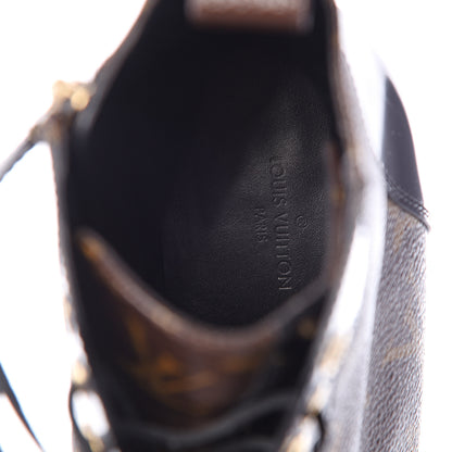 Louis Vuitton Patent Calfskin Monogram Star Trail Ankle Boots 40 Black 7 of 9