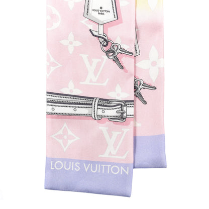 Louis Vuitton Silk Monogram Escale Confidential Bandeau Pink 2 of 3