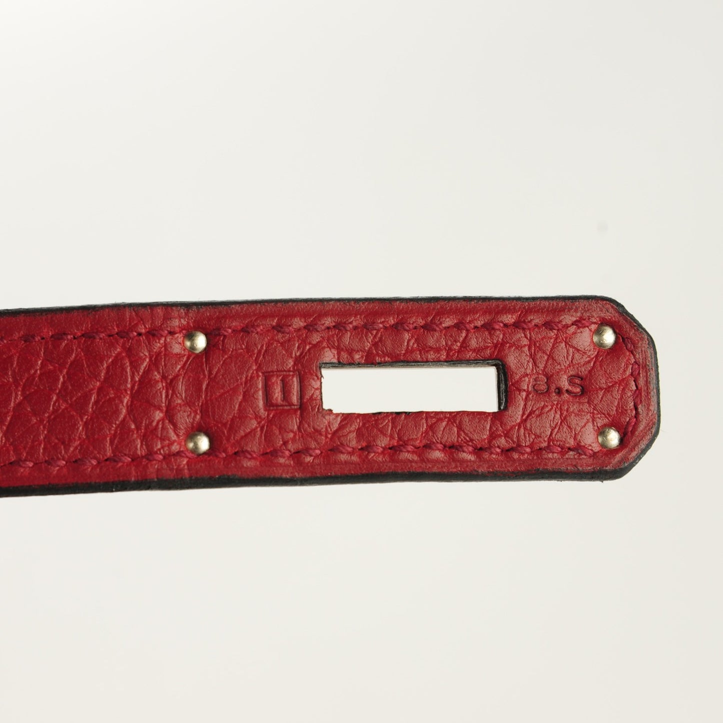 Taurillon Clemence Birkin 35 Rouge H