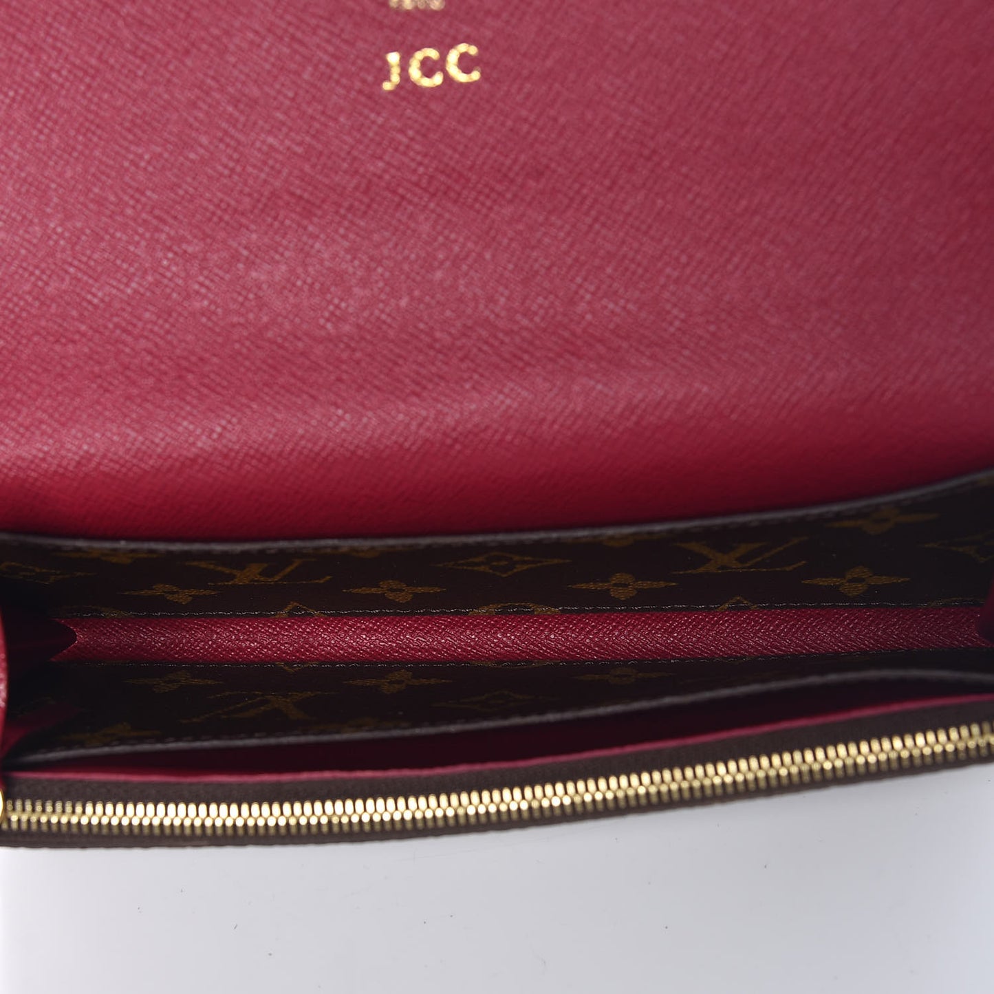 Monogram Emilie Wallet Fuchsia