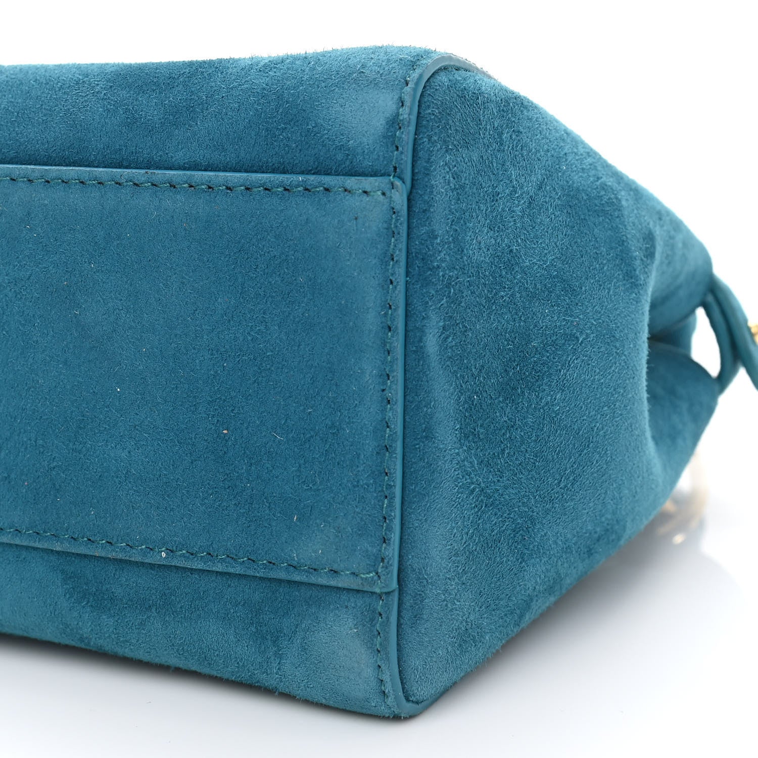 Fendi Chamois XS Peekaboo Iconic Satchel Ottanio 10 of 11