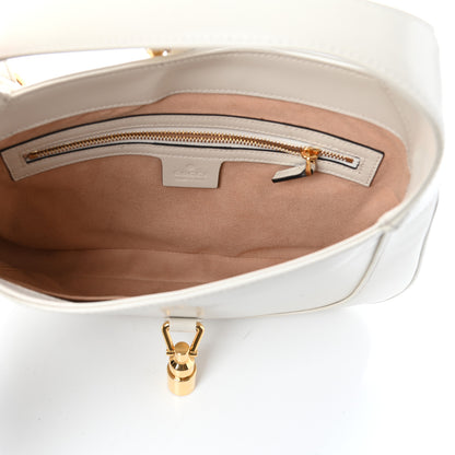 Gucci Boarded Dyana Lux Calfskin Small Jackie 1961 Hobo Mystic White 5 of 9