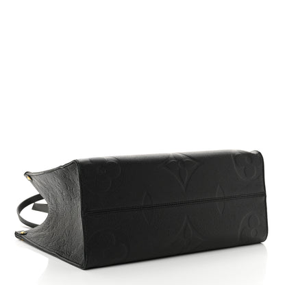 Louis Vuitton Empreinte Monogram Giant OnTheGo MM Black 4 of 11