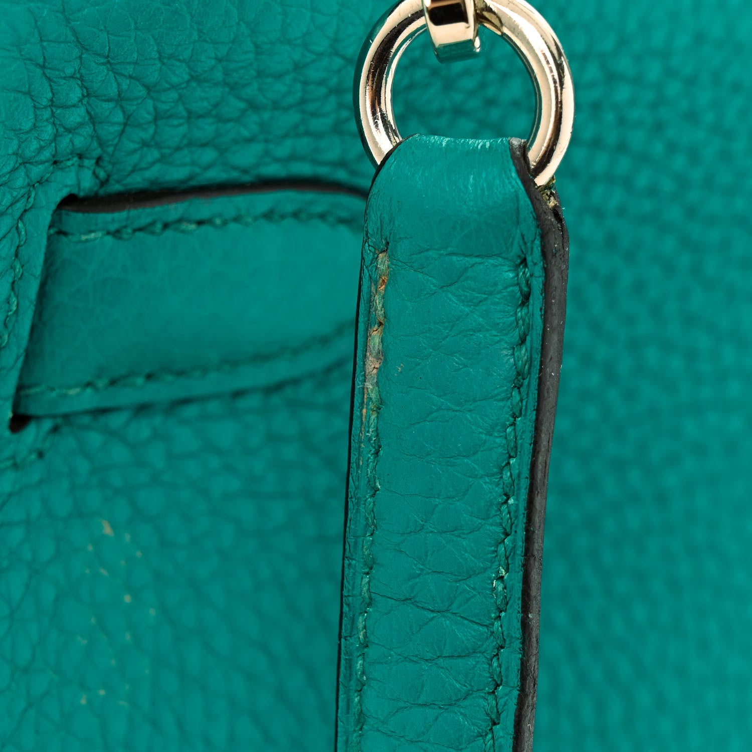 Hermes Taurillon Clemence Kelly Retourne 28 Turquoise 16 of 18