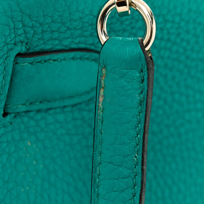 Hermes Taurillon Clemence Kelly Retourne 28 Turquoise 16 of 18
