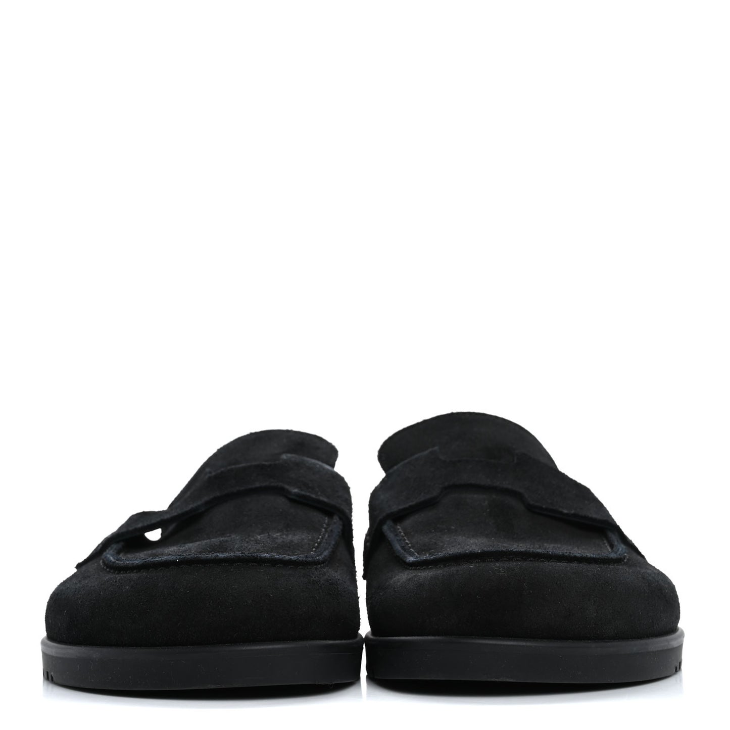 Suede Calfskin Go Mules 35.5 Black