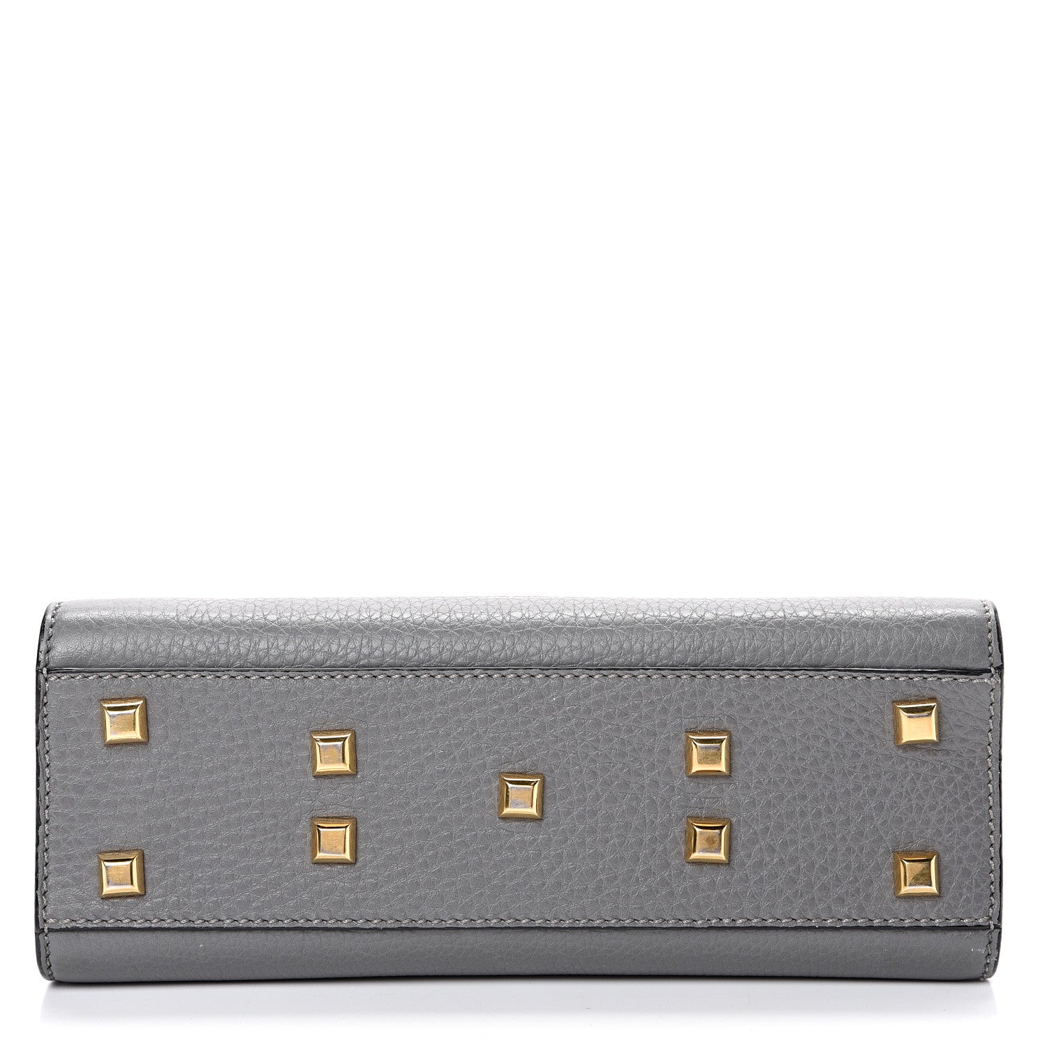 Valentino Garavani Grained Calfskin Small My Rockstud Frame Bag Gray 15 of 15