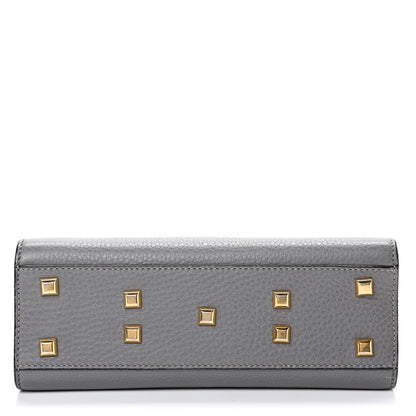 Valentino Garavani Grained Calfskin Small My Rockstud Frame Bag Gray 15 of 15