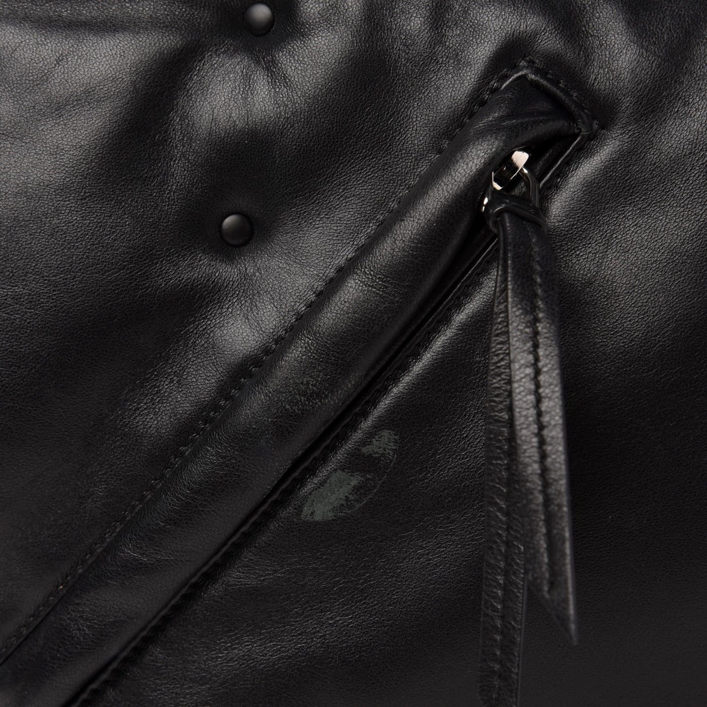 Nappa Soft Tote Black Cobalto
