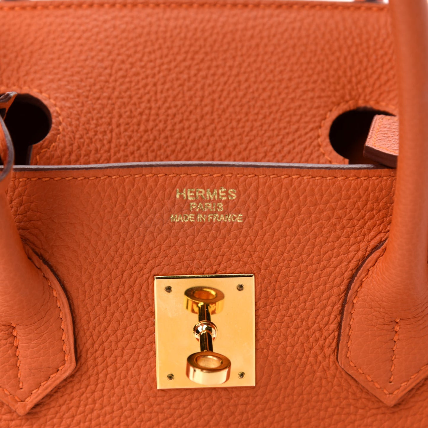 Togo Birkin 35 Orange