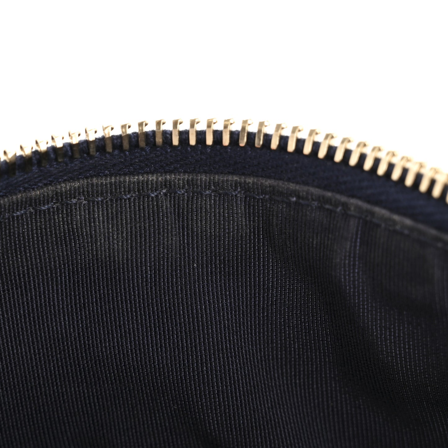 Calfskin Quilted Banane Waist Bag Fanny Pack Navy