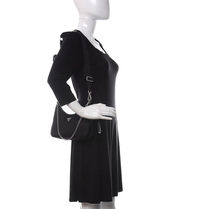 Prada Nylon Re-Edition 2005 Shoulder Bag Black 2 of 10