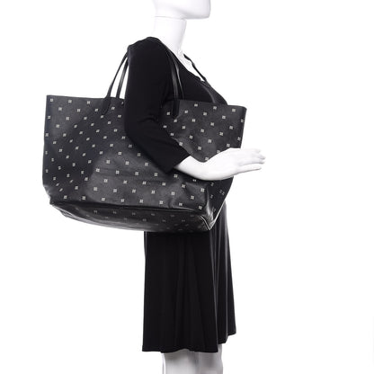 Givenchy Textured Coated Canvas Mini Lilies Print Large Antigona Tote Black 2 of 14
