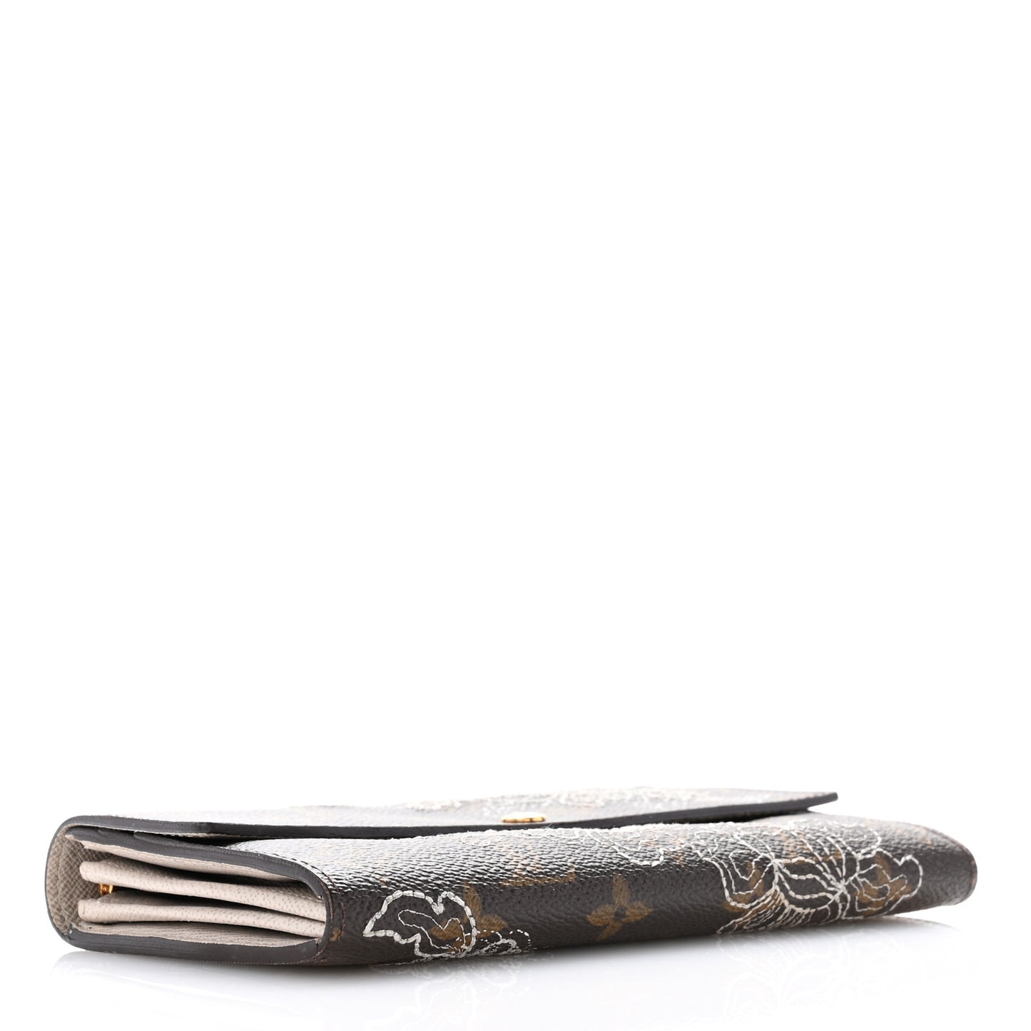 Monogram Dentelle Sarah Wallet Silver