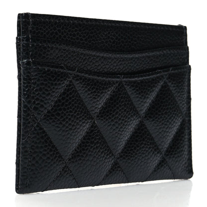 Chanel Caviar Quilted Card Holder Black 3 of 12