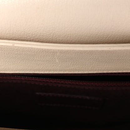 Chanel Shiny Calfskin Goatskin Quilted Medium Coco Curve Messenger Flap White 11 of 11