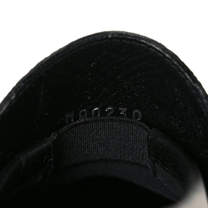 Louis Vuitton Monogram Calfskin Academy Loafers Pumps 37.5 Black 8 of 8