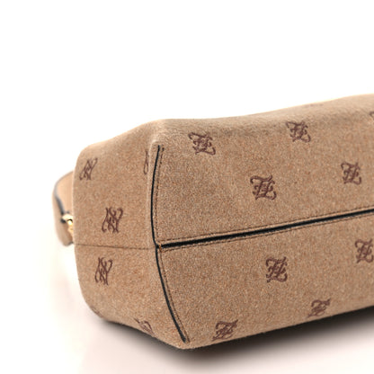Fendi Flannel Karligraphy Embroidered Medium Fendi First Camel 8 of 9