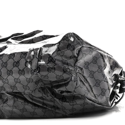 Gucci Crystal Monogram Hysteria Tote Navy Blue 10 of 10