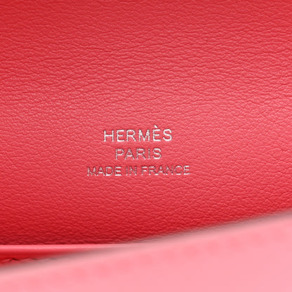Hermes Swift Kelly Pochette Clutch Rose Ete 6 of 11