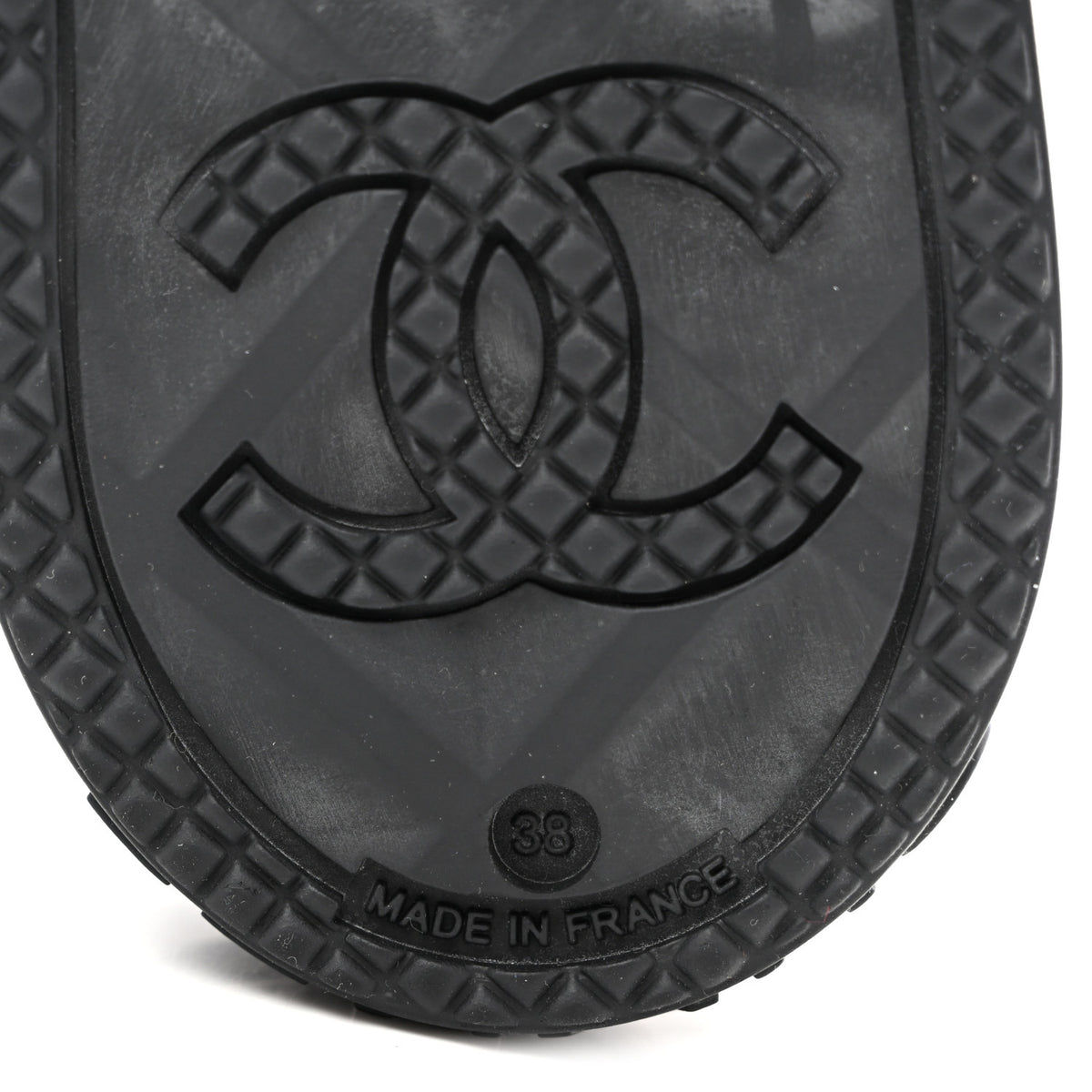 Chanel Caoutchouk CC High Boots 38 Black 8 of 11