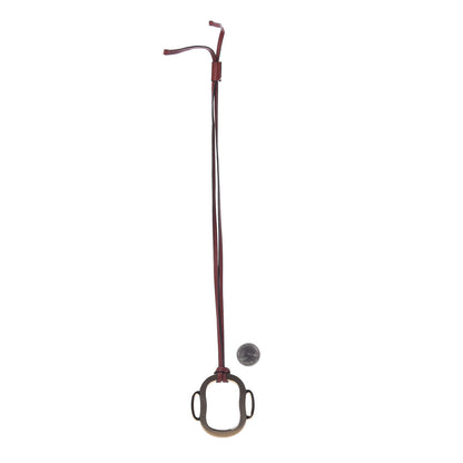 Hermes Permabrass Bouclerie Pendant Necklace Rose Gold Rouge H 3 of 6